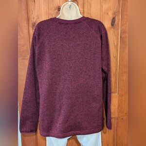 Women's Burgundy Knit Top